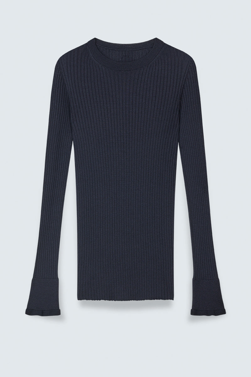 CBFLORINE | TOP FINE MERINO NAVY