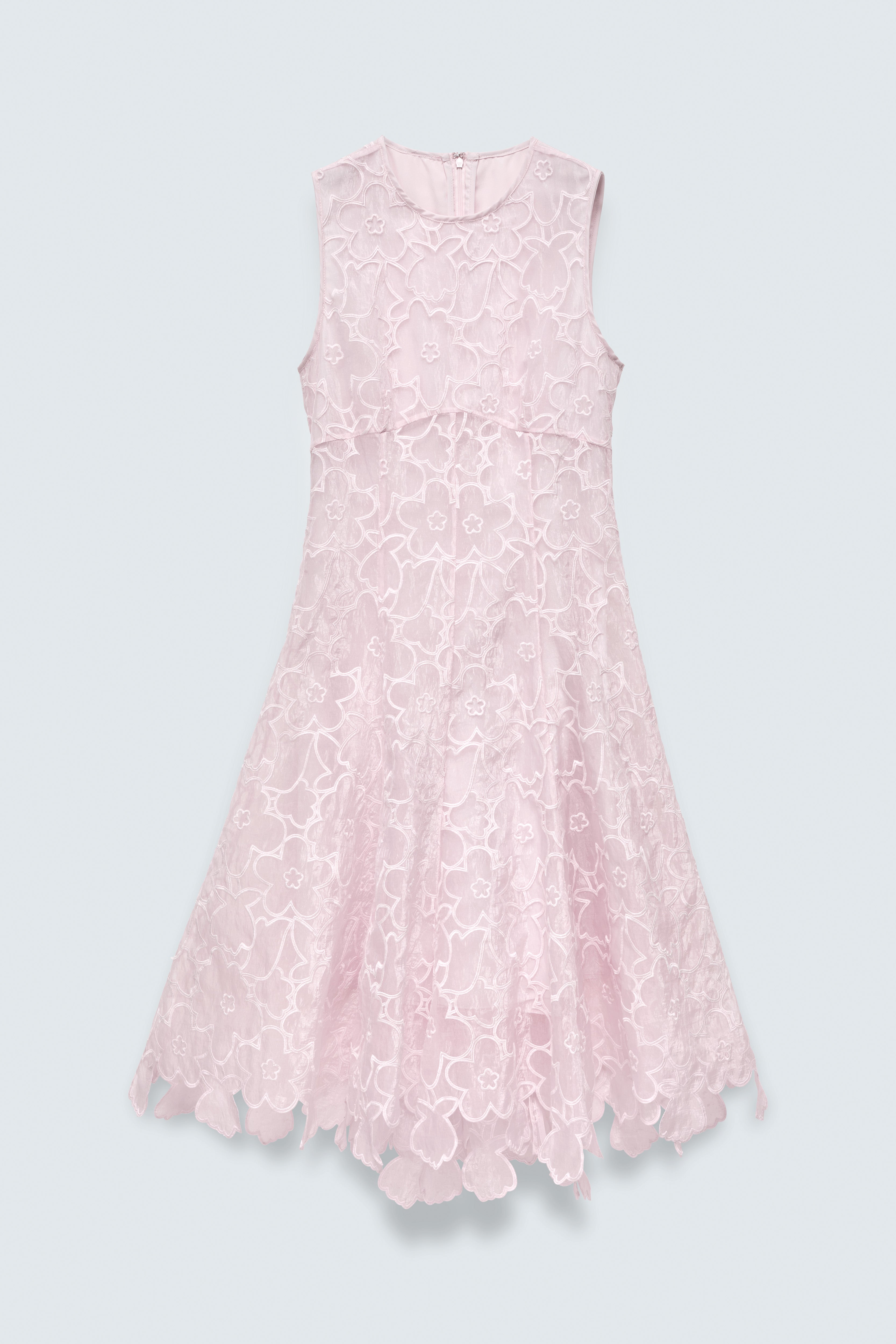 CBFORESS | DRESS CORANITA EMBROIDERY BLUSH PINK
