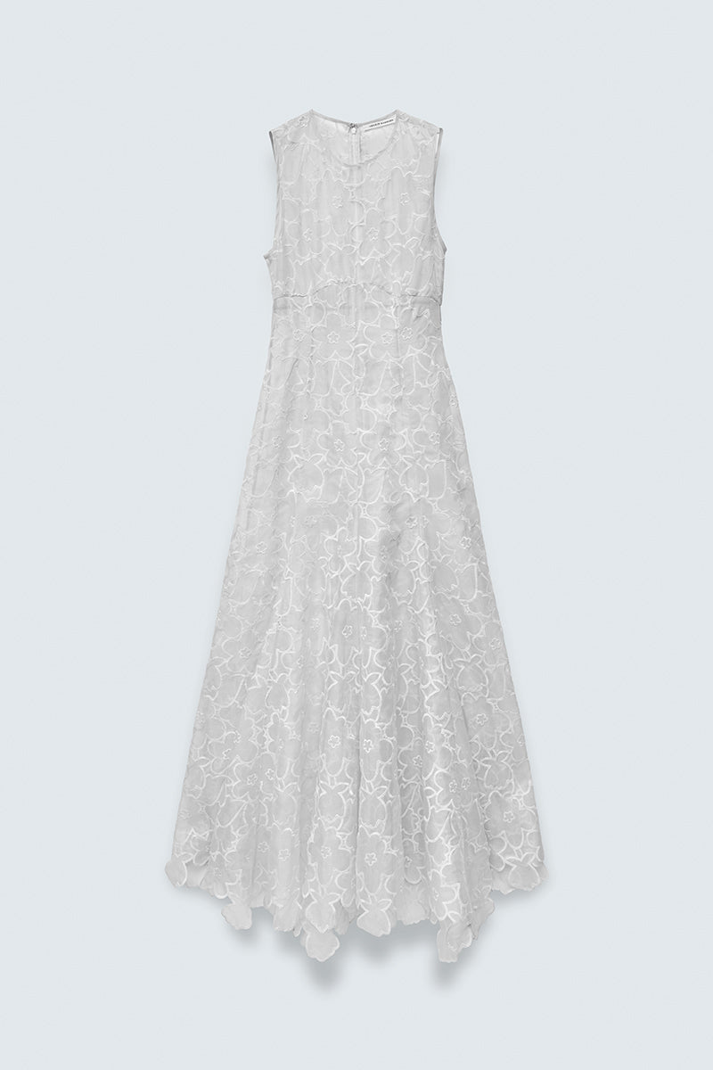 CBFOWE | GOWN CORANITA EMBROIDERY WHITE
