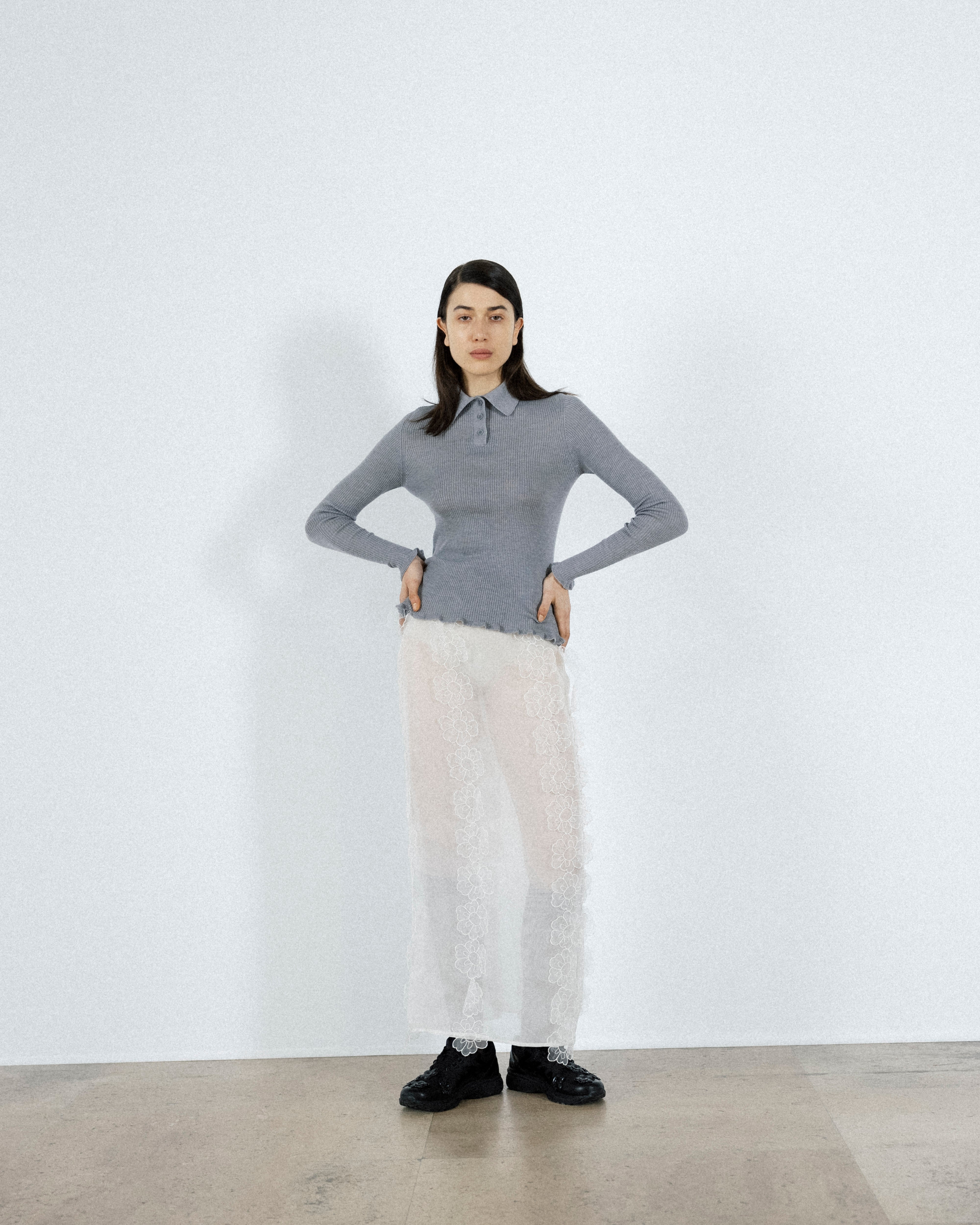 OLYMPIA | SKIRT MAGNOLIA EMBROIDERY WHITE – Cecilie Bahnsen
