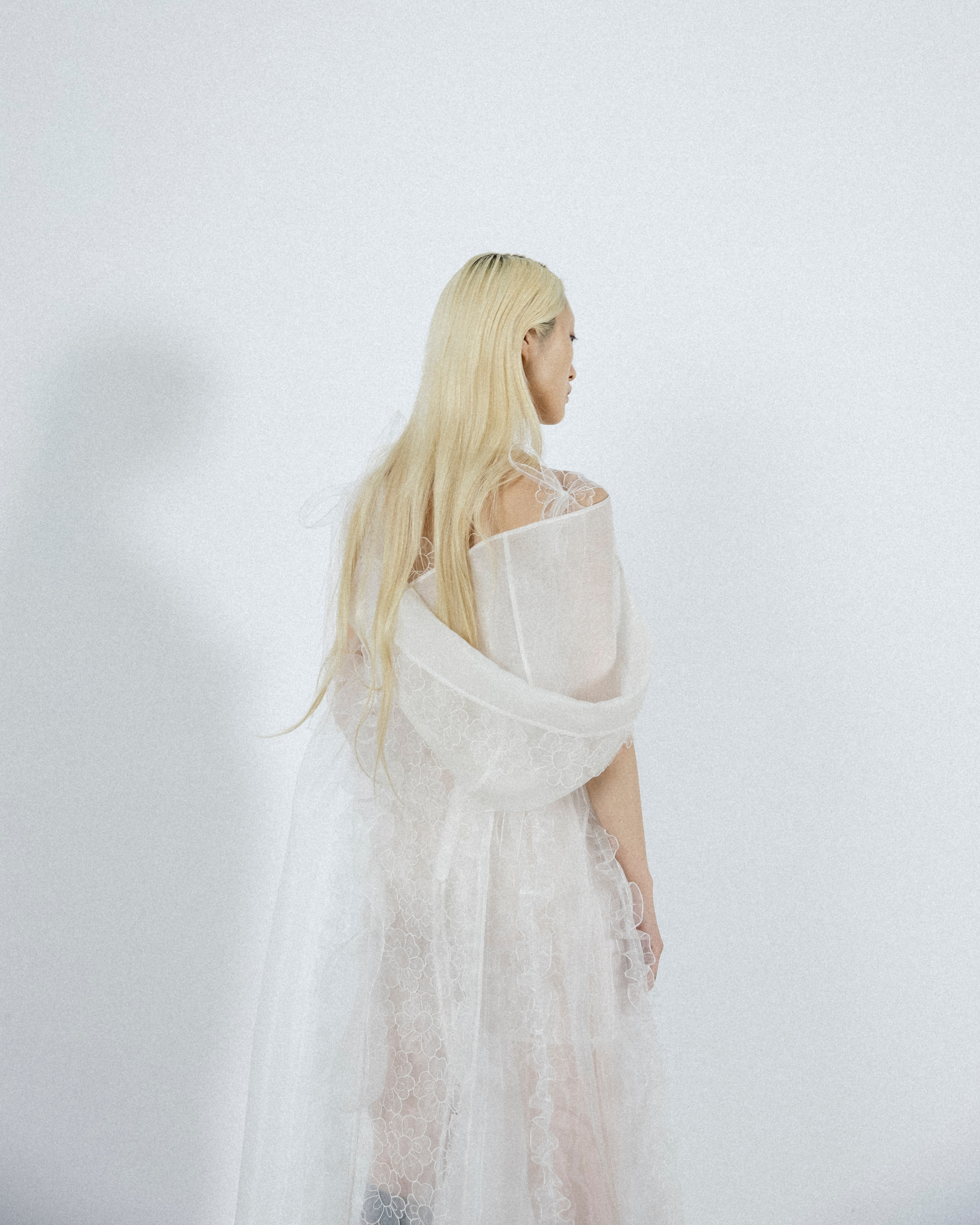 【CECILIE BAHNSEN】OSWALD ドレス OSWALD | DRESS MAGNOLIA EMBROIDERY GREY