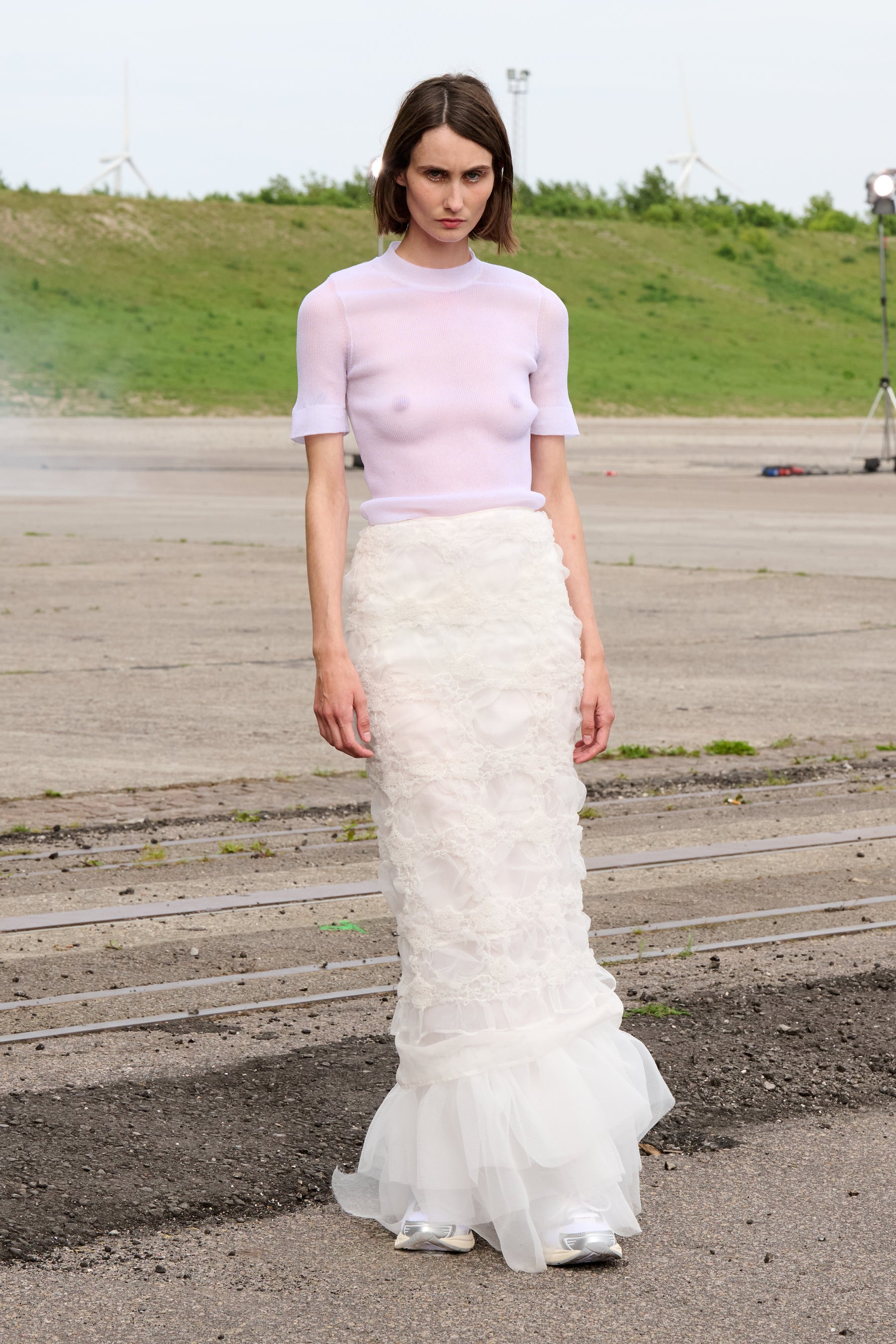 GLENDA | SKIRT SMOCK WHITE - LOOK 8