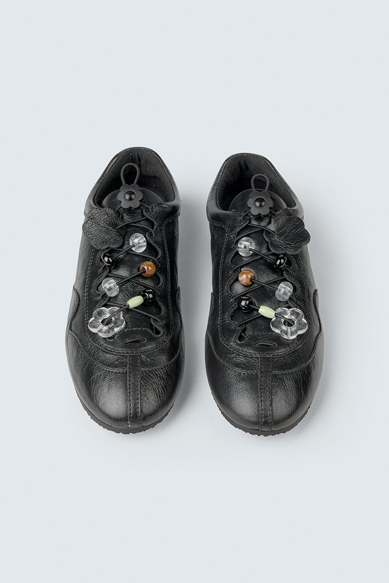 CBBLAISE | SNEAKERS TEXTURED LEATHER BLACK