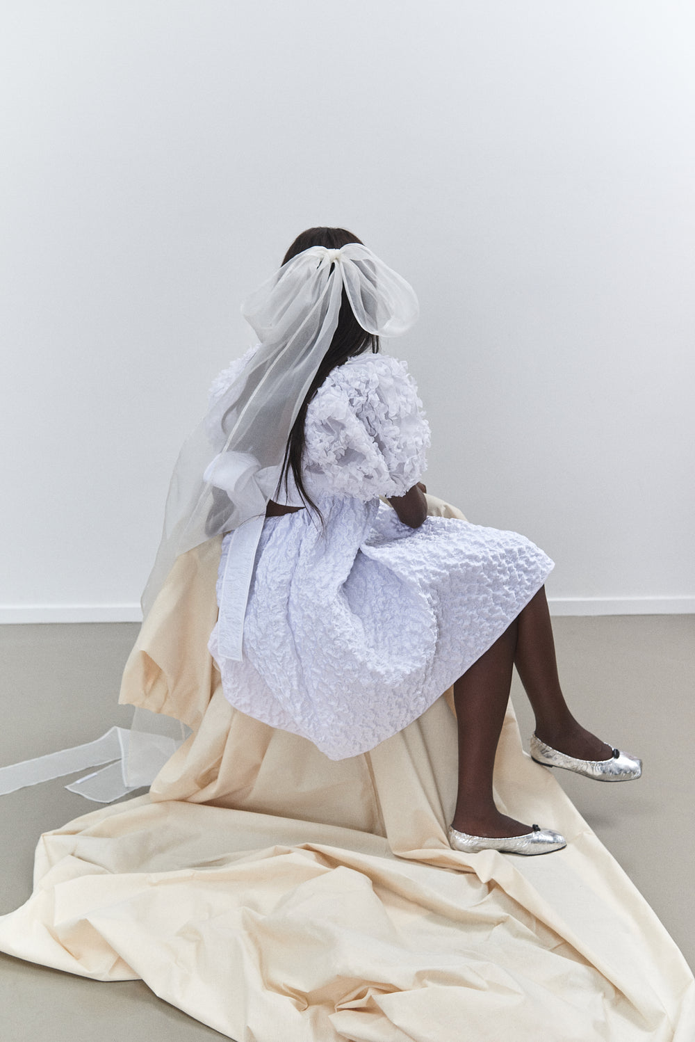 TILDE | PATCH. DRESS ENCORE PATCHWORK WHITE BRIDAL