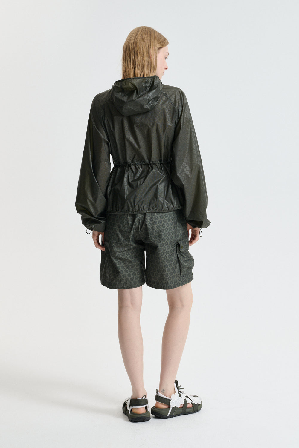 THE NORTH FACE X CECILIE BAHNSEN MARLOWE PULLOVER WIND | JACKET NYLON | FOREST NIGHT GREEN
