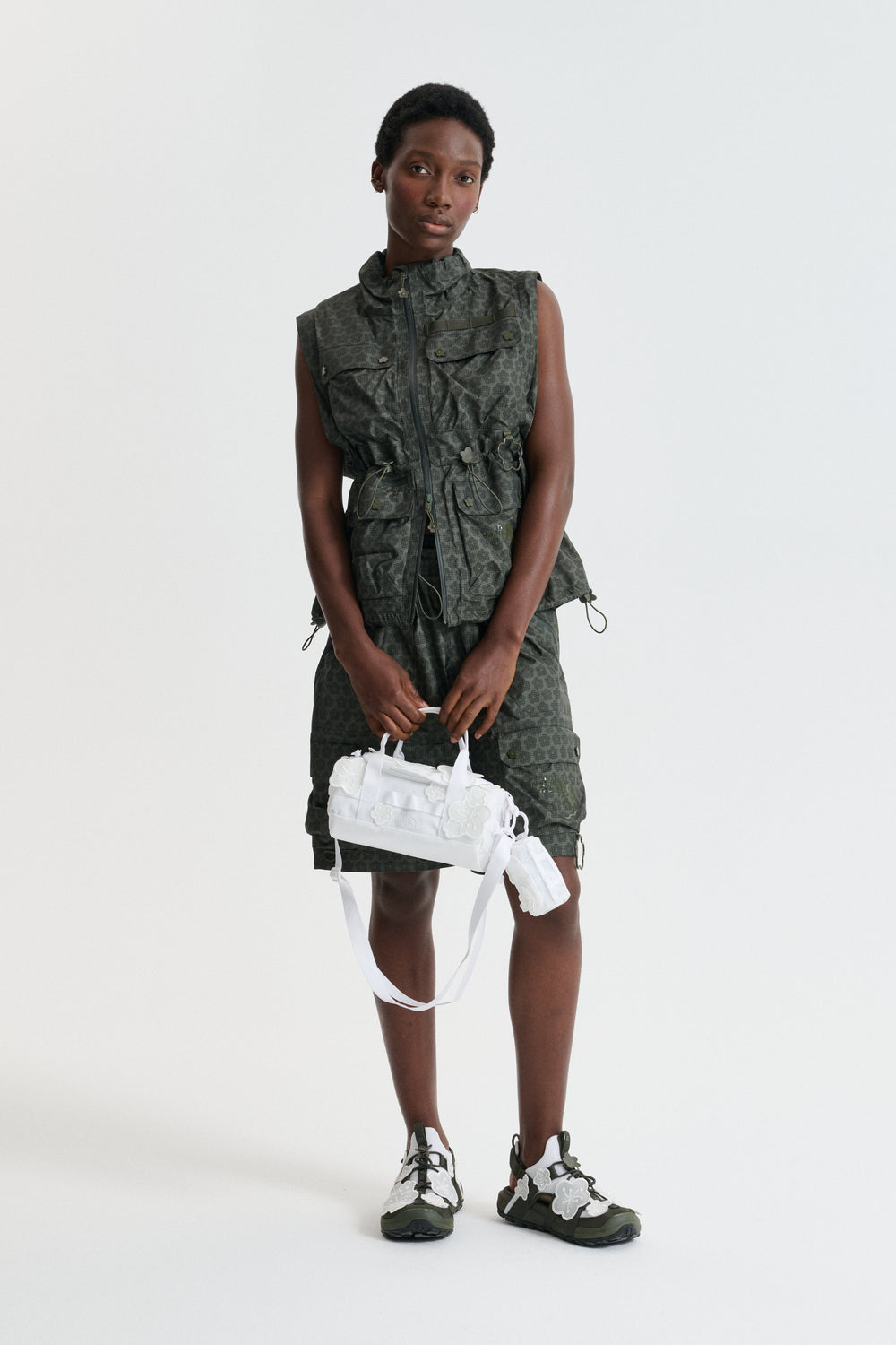 THE NORTH FACE X CECILIE BAHNSEN MARIA CLUTCH | BAG NYLON | WHITE