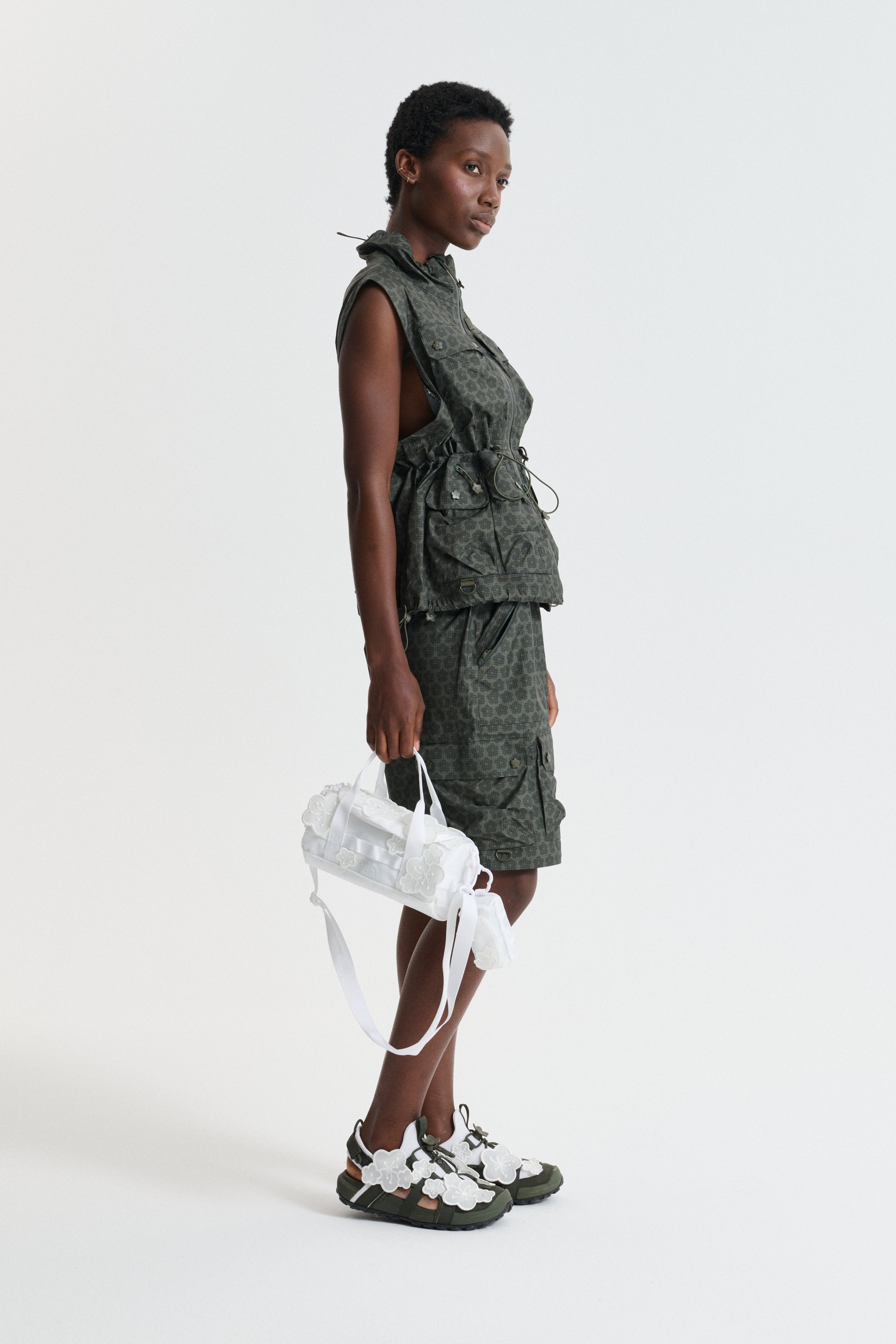 THE NORTH FACE X CECILIE BAHNSEN MARIA CLUTCH | BAG NYLON | WHITE
