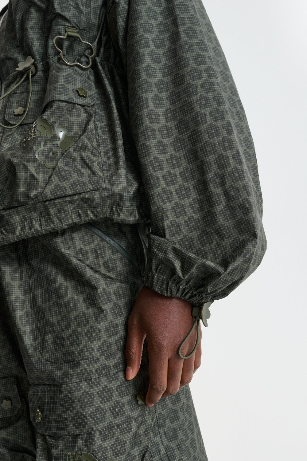 THE NORTH FACE X CECILIE BAHNSEN TENZIN SPECTRA | JACKET NYLON | FOREST NIGHT GREEN