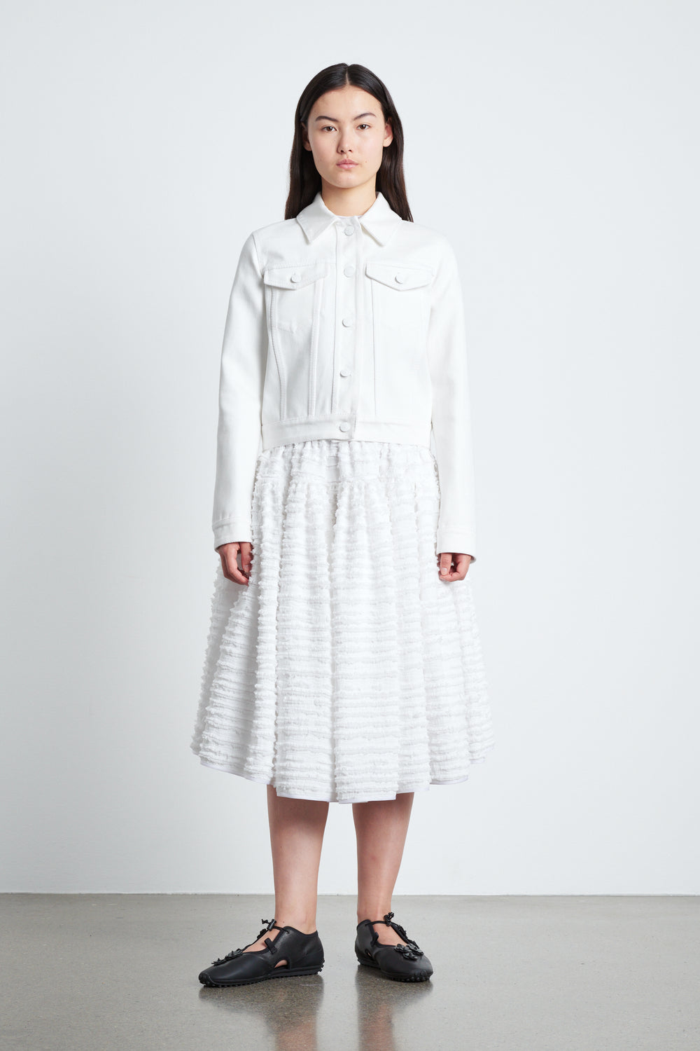 SASHA | JACKET DENIM WHITE
