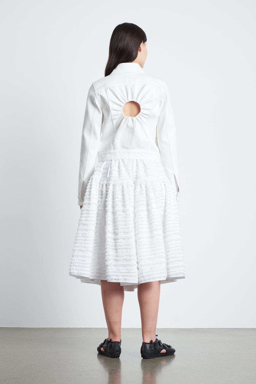 SASHA | JACKET DENIM WHITE