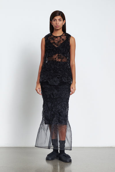 UTANIA | TOP DENALI EMBROIDERY BLACK