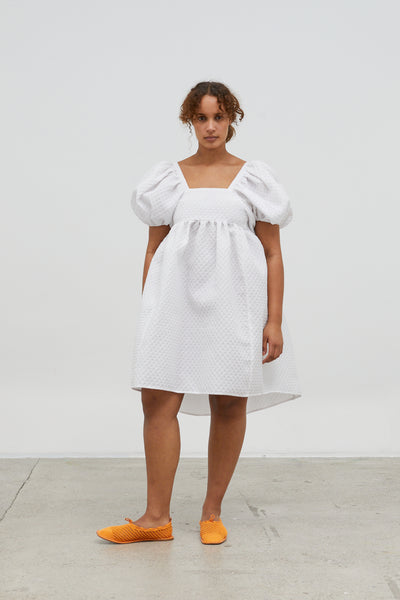 TILDE | DRESS BLOSSOM MATELASSE WHITE